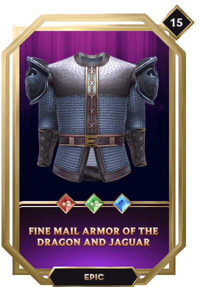 Fine Mail Armor of the Dragon and Jaguar HandCash Item